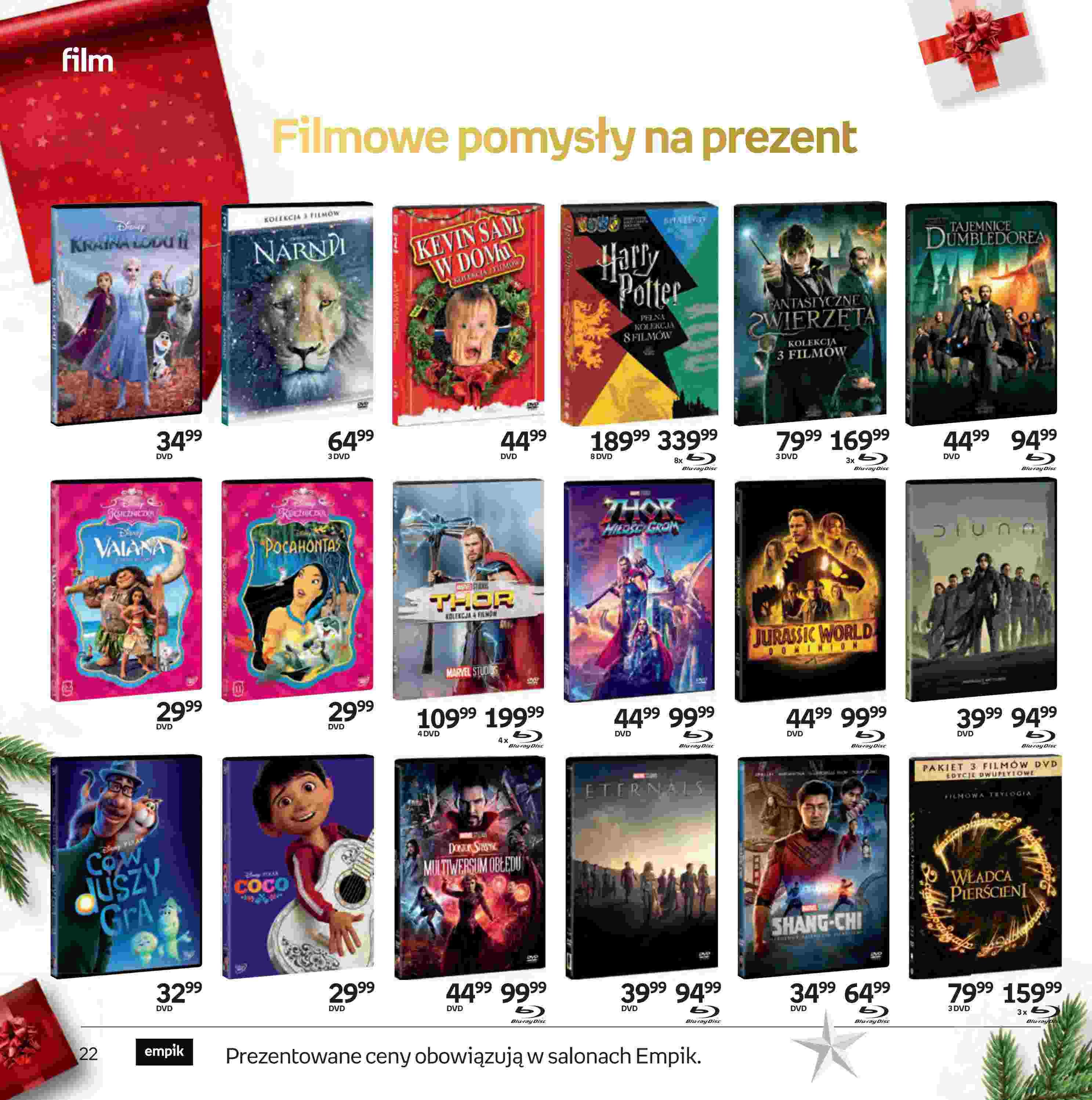 Gazetka promocyjna empik do 24/12/2022 str.22