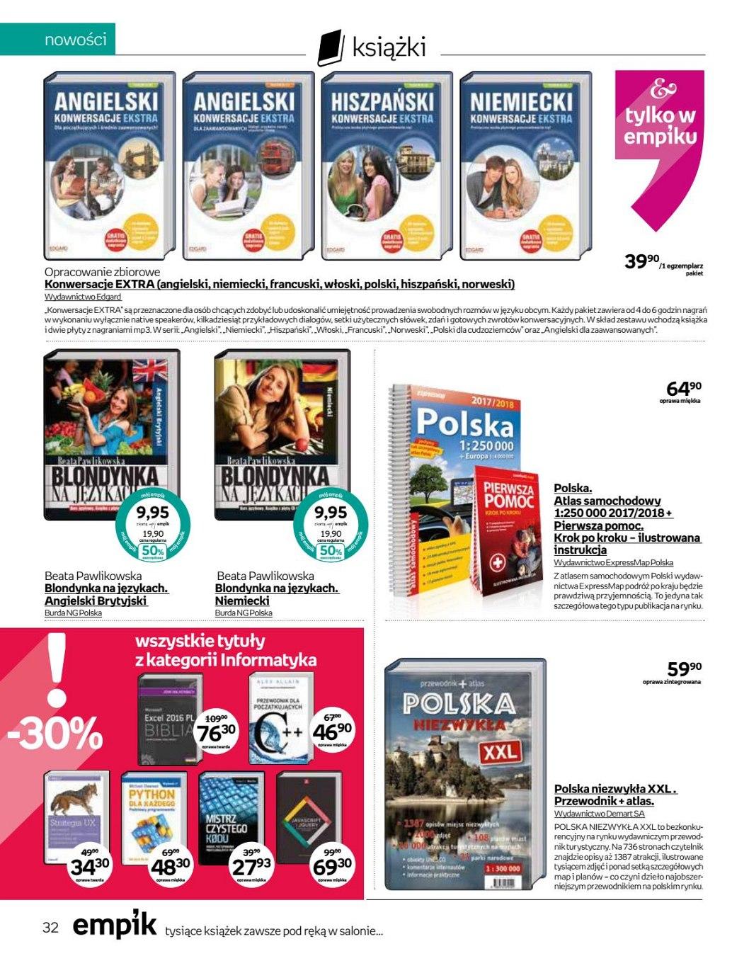 Gazetka promocyjna empik do 04/07/2017 str.32