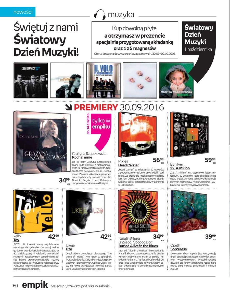 Gazetka promocyjna empik do 11/10/2016 str.60