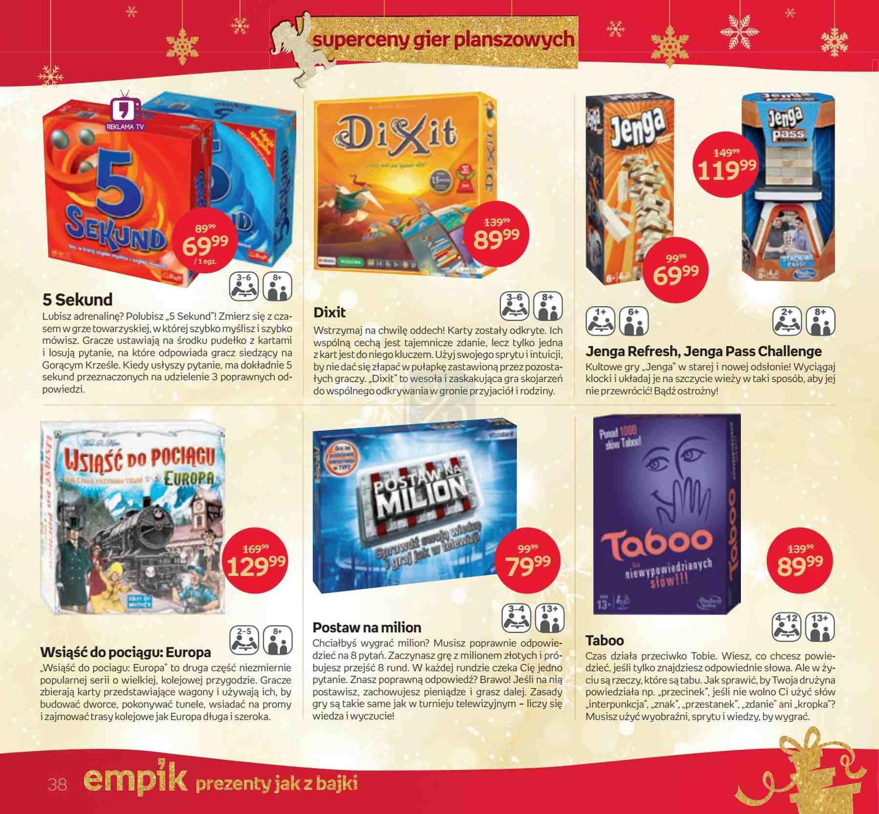 Gazetka promocyjna empik do 24/12/2018 str.38