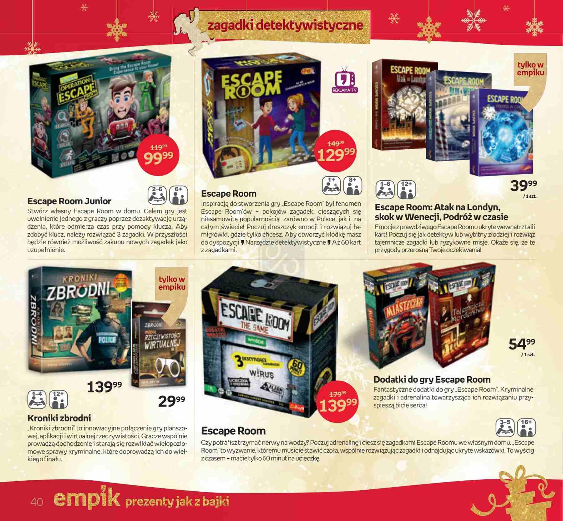 Gazetka promocyjna empik do 24/12/2018 str.40