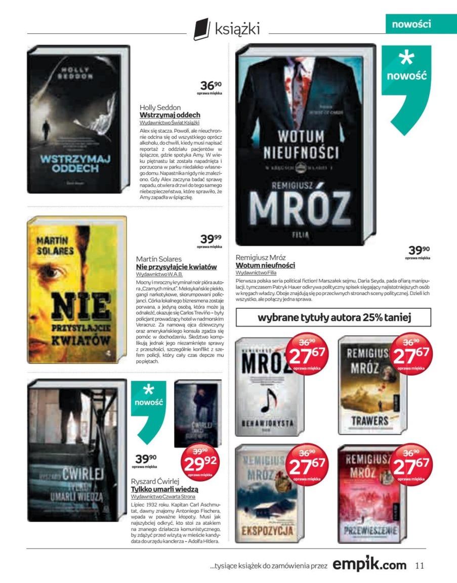 Gazetka promocyjna empik do 31/01/2017 str.11