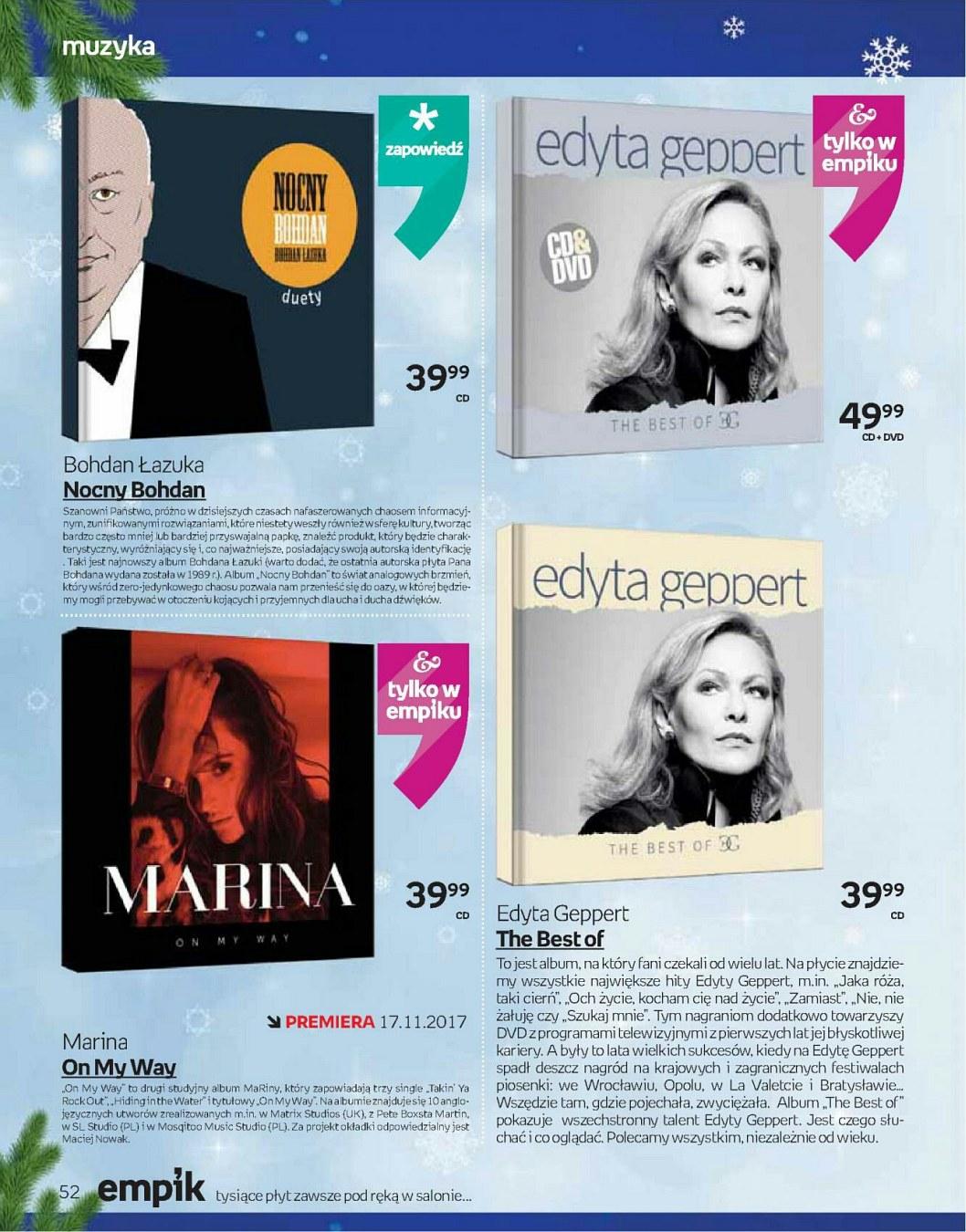 Gazetka promocyjna empik do 21/11/2017 str.52