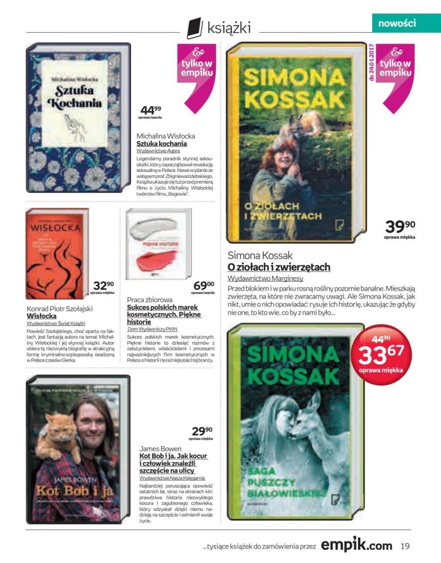 Gazetka promocyjna empik do 31/01/2017 str.19