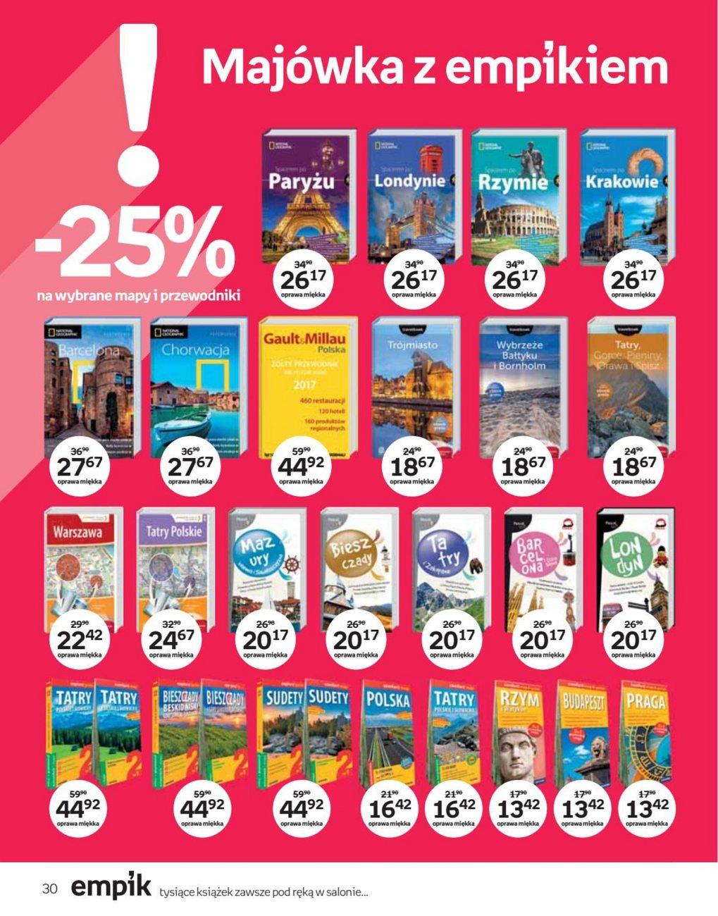 Gazetka promocyjna empik do 25/04/2017 str.30