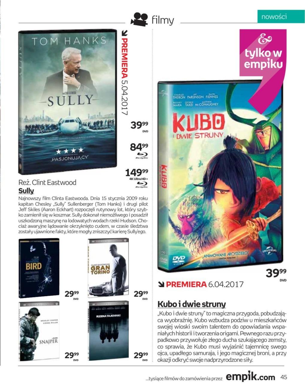 Gazetka promocyjna empik do 10/04/2017 str.45