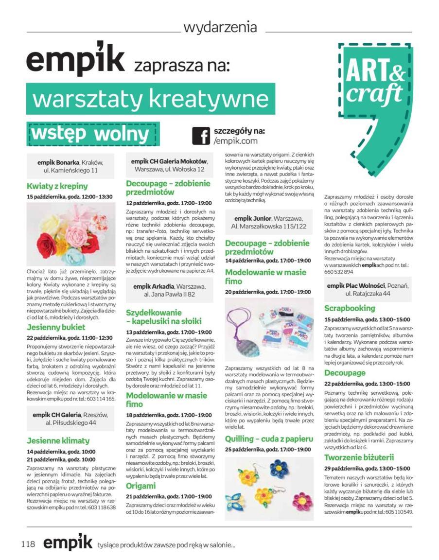 Gazetka promocyjna empik do 25/10/2016 str.118