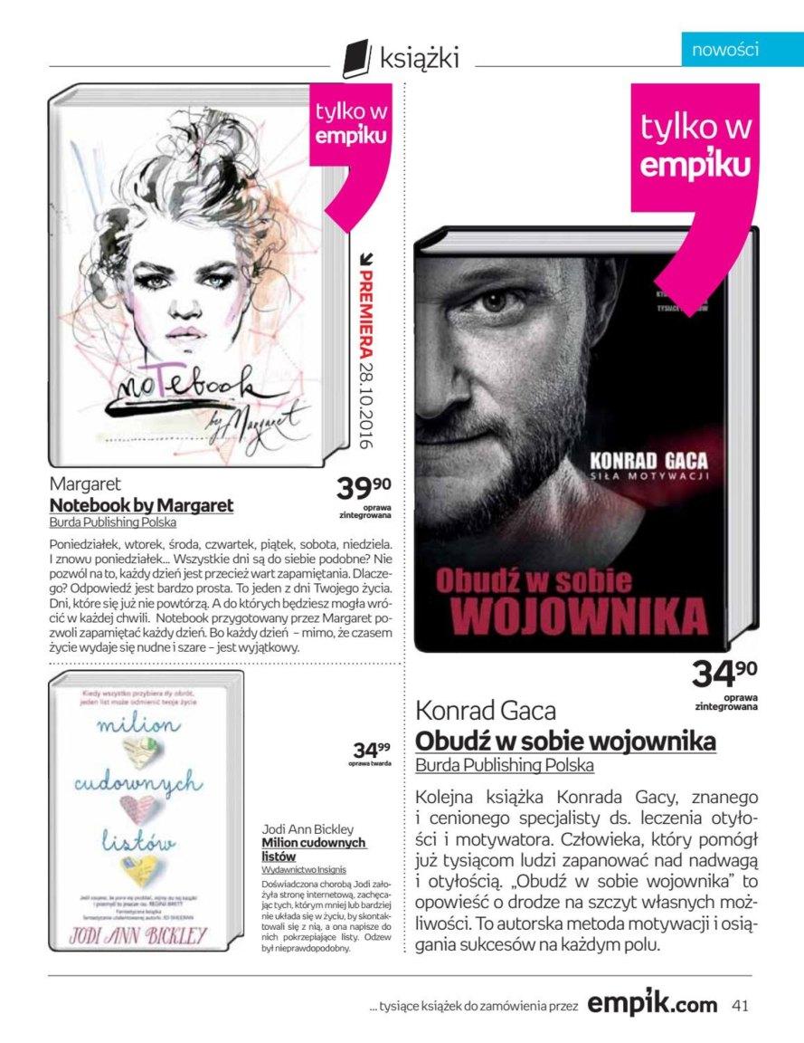 Gazetka promocyjna empik do 08/11/2016 str.41