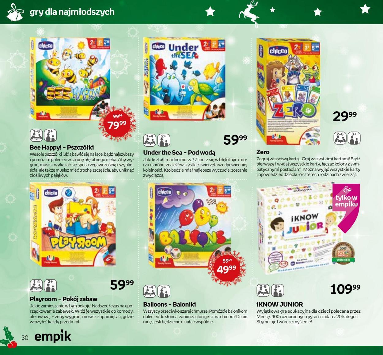 Gazetka promocyjna empik do 24/12/2017 str.30