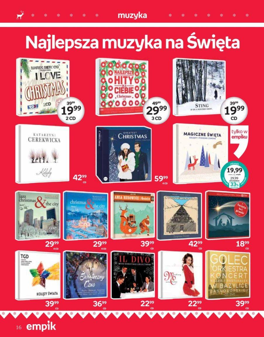 Gazetka promocyjna empik do 24/12/2016 str.16