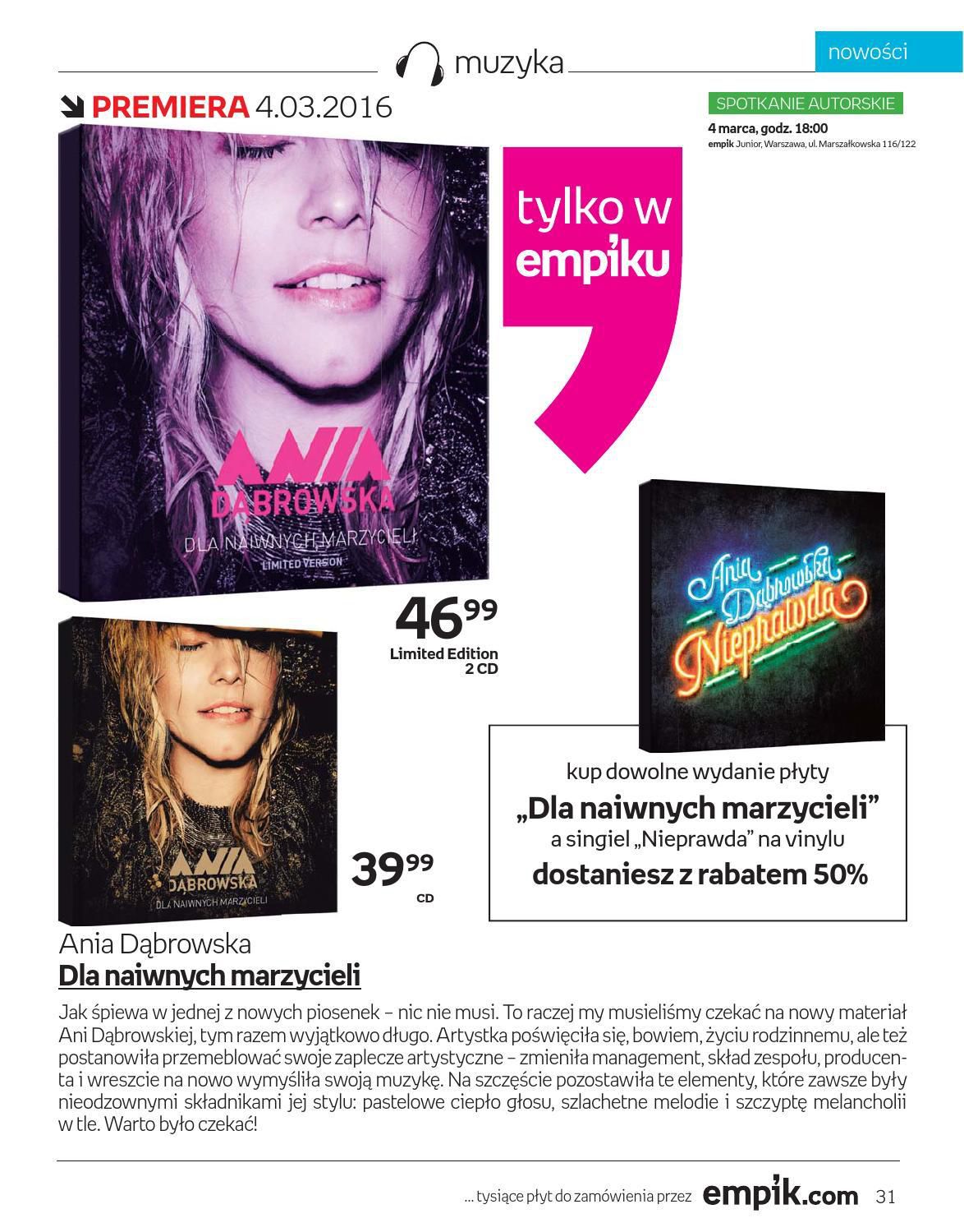 Gazetka promocyjna empik do 15/03/2016 str.31