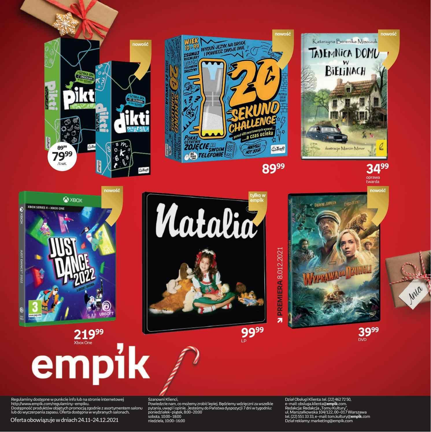 Gazetka promocyjna empik do 24/12/2021 str.64