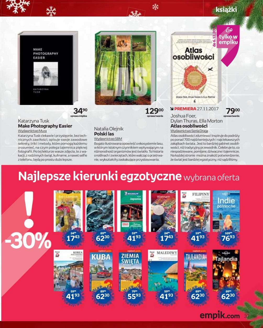 Gazetka promocyjna empik do 24/12/2017 str.37