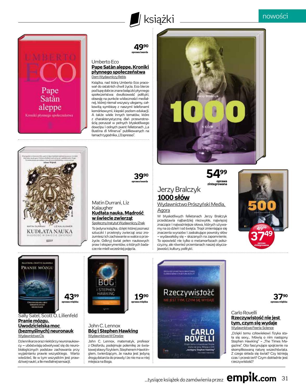 Gazetka promocyjna empik do 10/10/2017 str.31