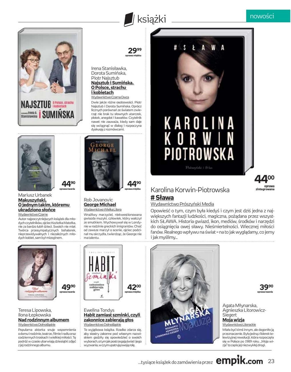 Gazetka promocyjna empik do 13/06/2017 str.23