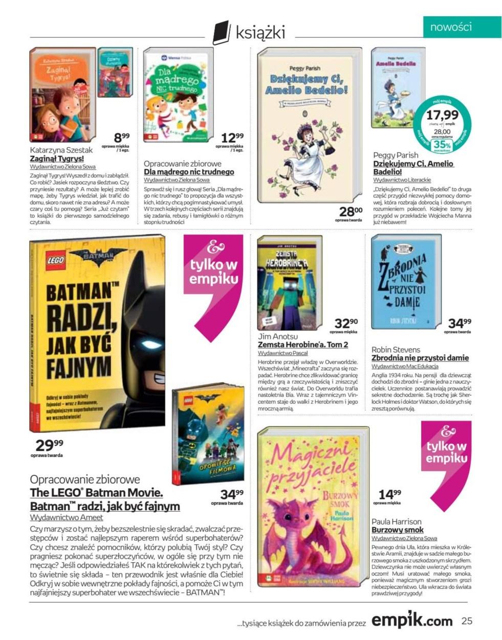 Gazetka promocyjna empik do 14/03/2017 str.25