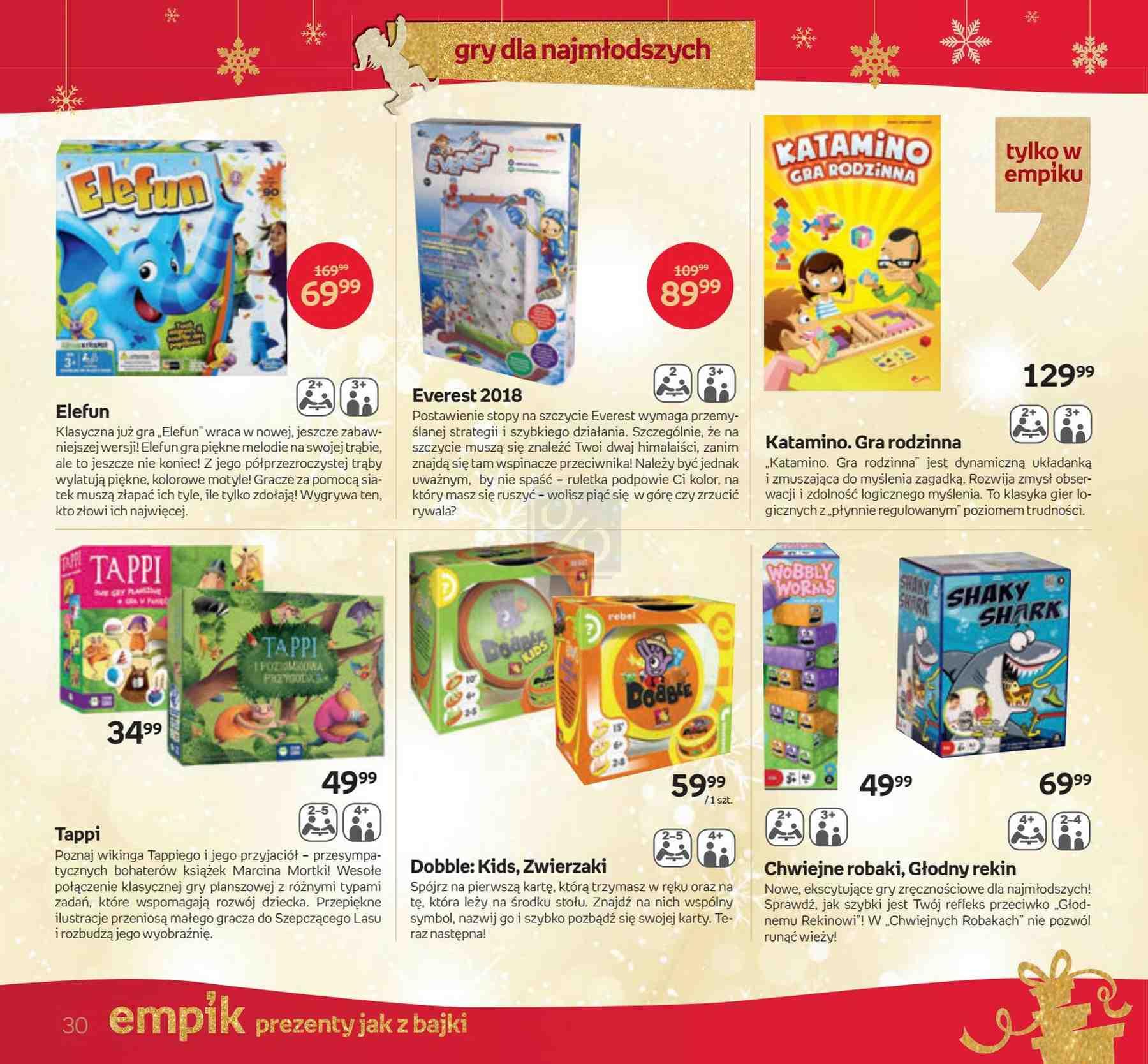 Gazetka promocyjna empik do 24/12/2018 str.30