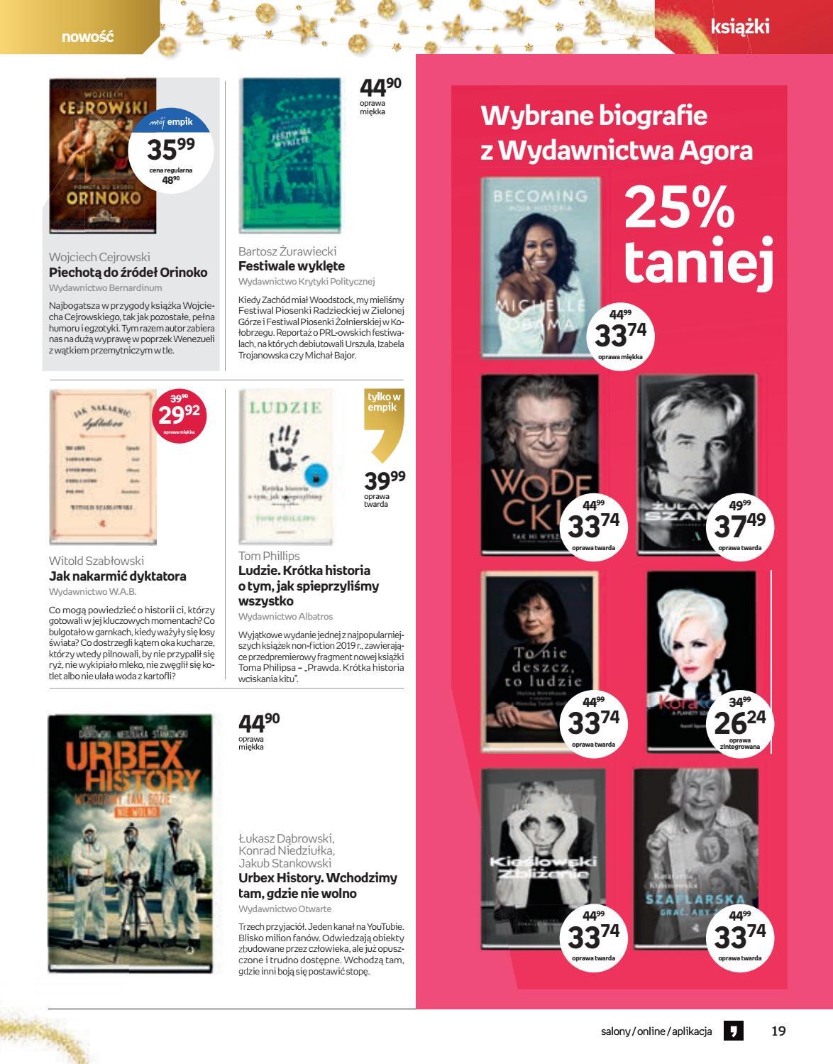 Gazetka promocyjna empik do 26/12/2019 str.19