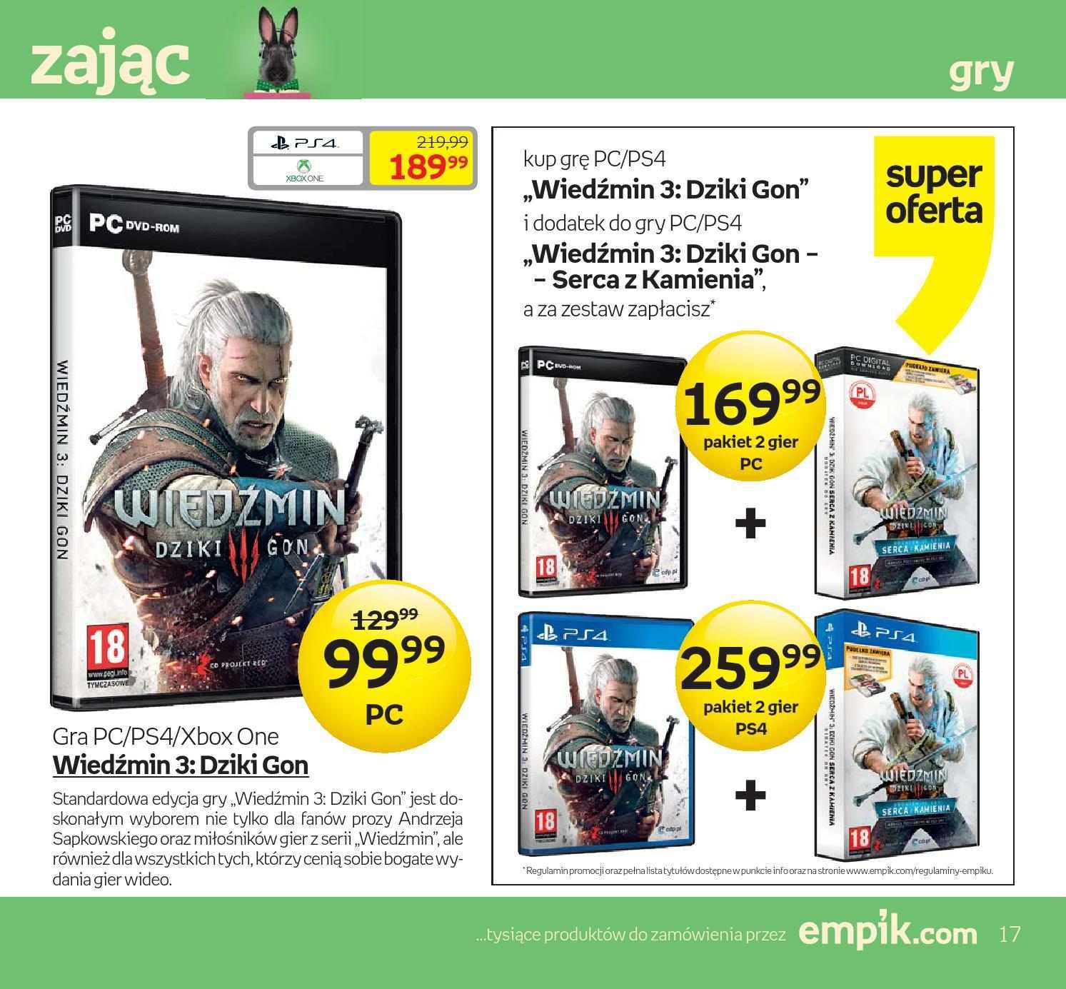 Gazetka promocyjna empik do 29/03/2016 str.17