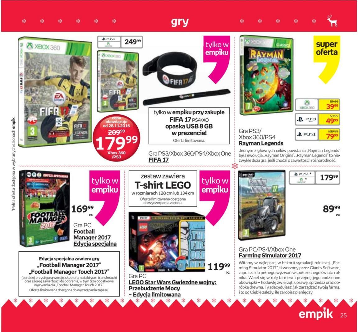 Gazetka promocyjna empik do 24/12/2016 str.25