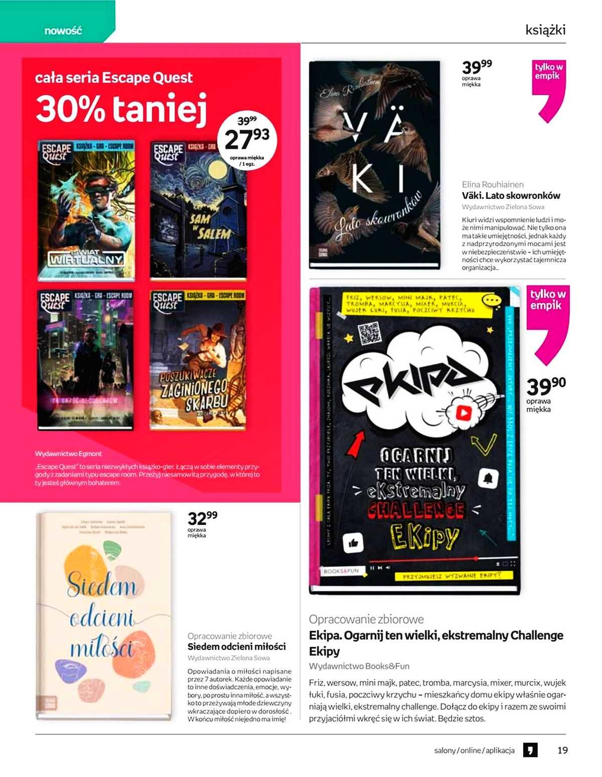 Gazetka promocyjna empik do 11/11/2020 str.19