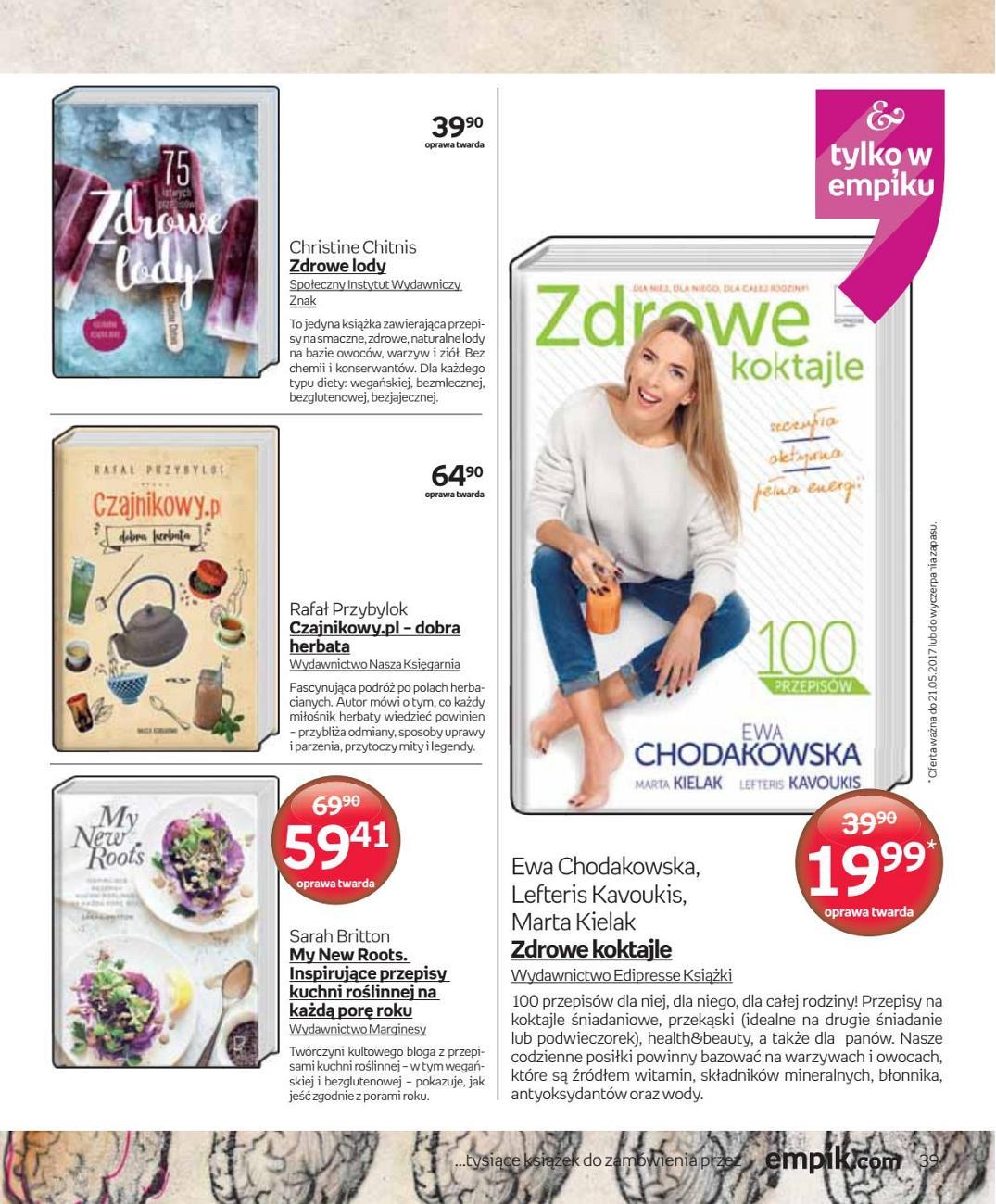 Gazetka promocyjna empik do 23/05/2017 str.39