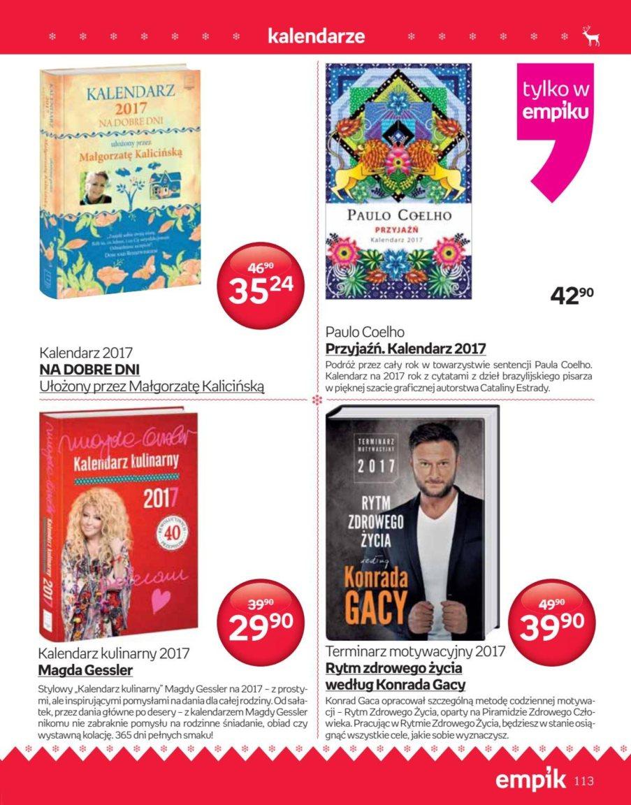 Gazetka promocyjna empik do 24/12/2016 str.113