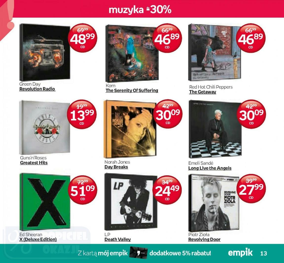 Gazetka promocyjna empik do 29/01/2017 str.13