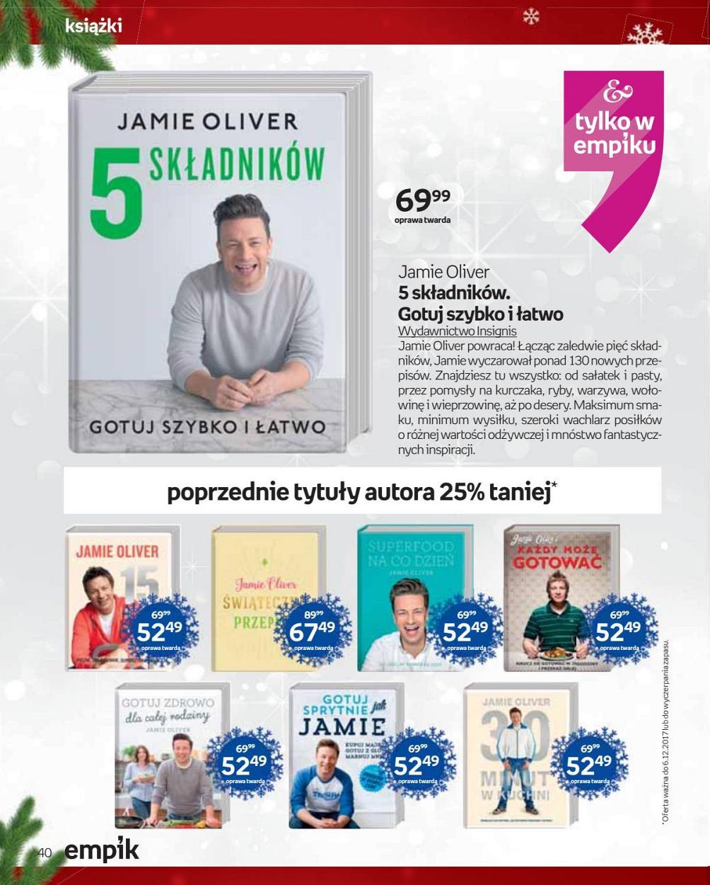 Gazetka promocyjna empik do 24/12/2017 str.40