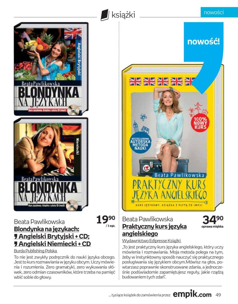 Gazetka promocyjna empik do 11/10/2016 str.49