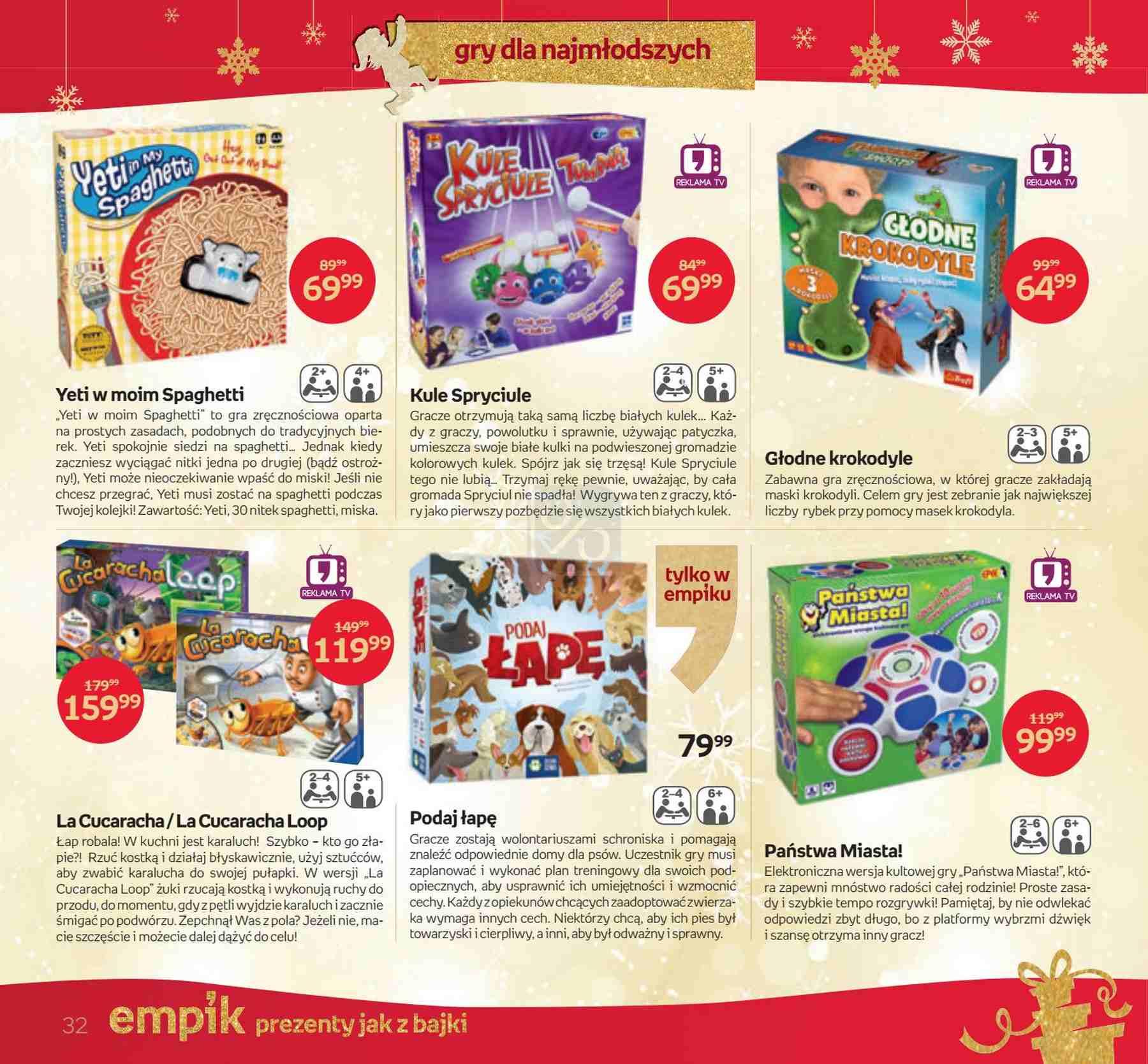 Gazetka promocyjna empik do 24/12/2018 str.32