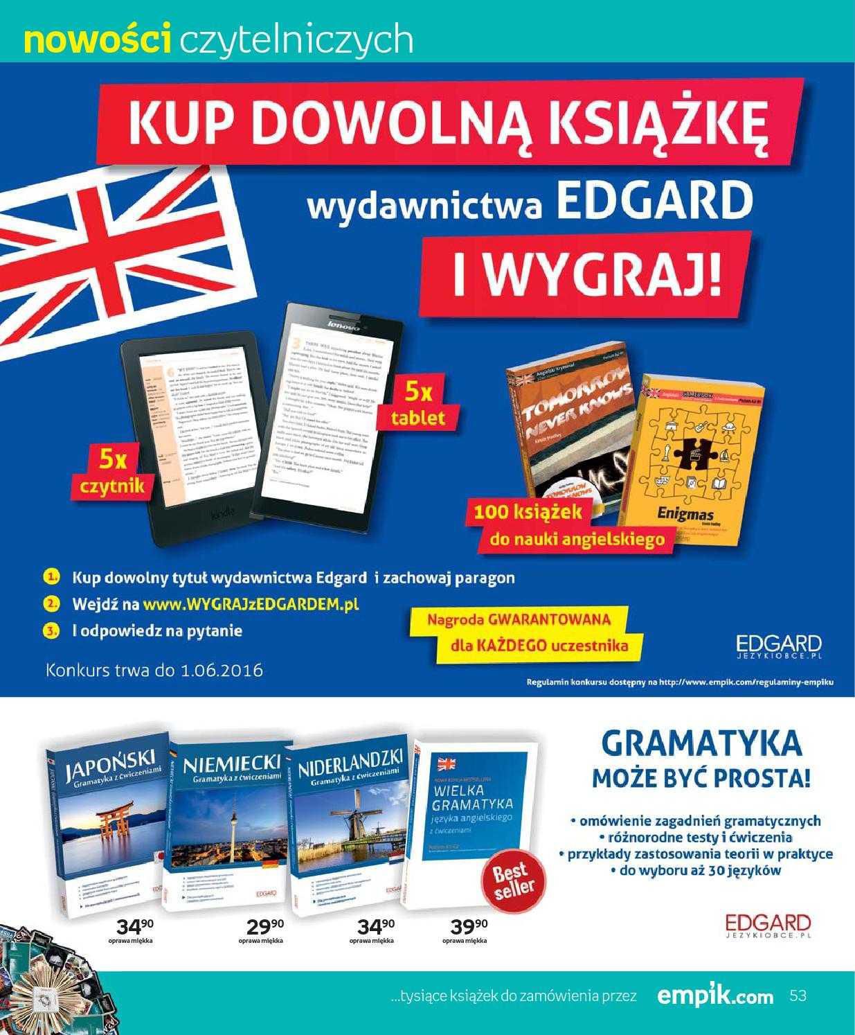 Gazetka promocyjna empik do 05/06/2016 str.53