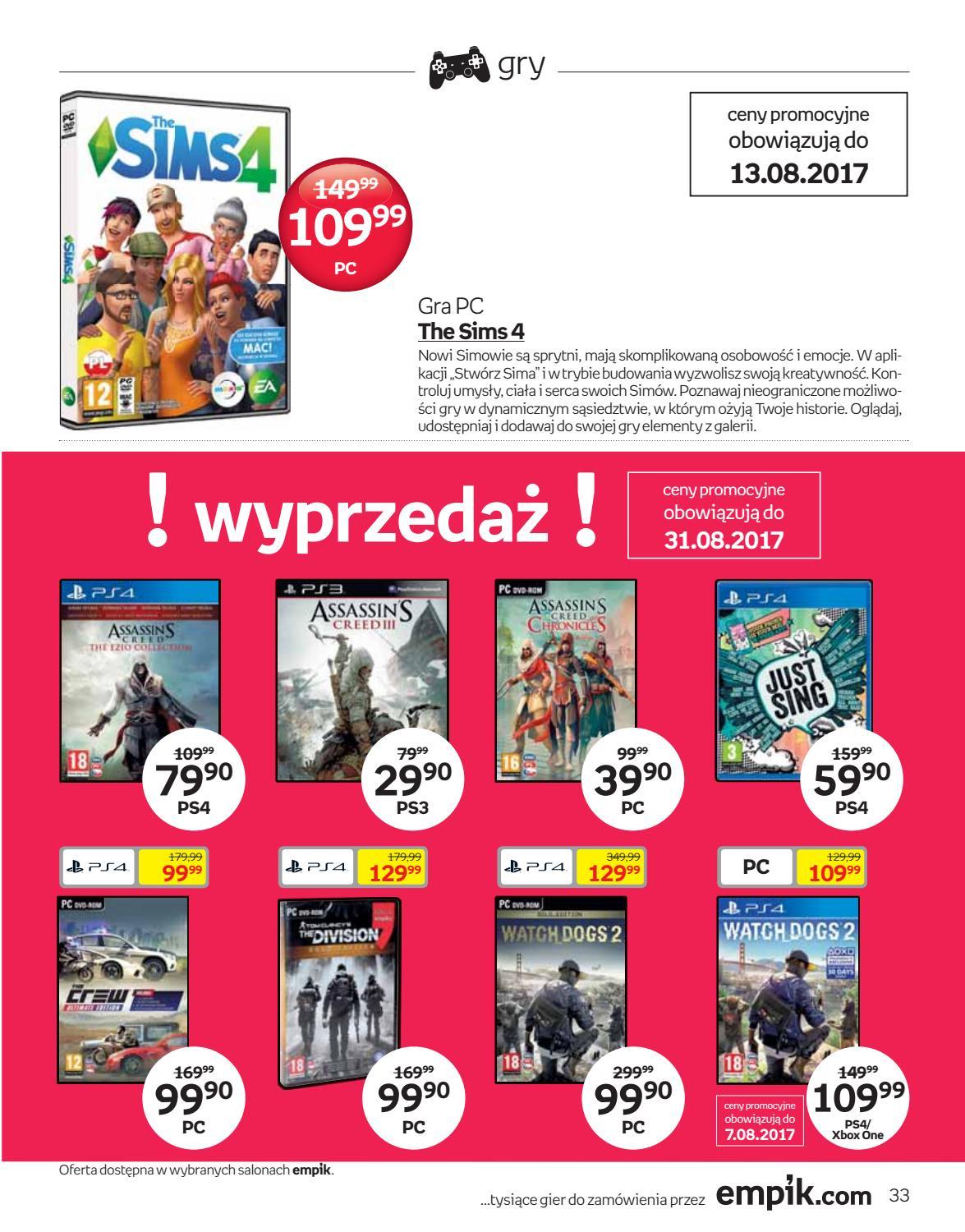 Gazetka promocyjna empik do 16/08/2017 str.33