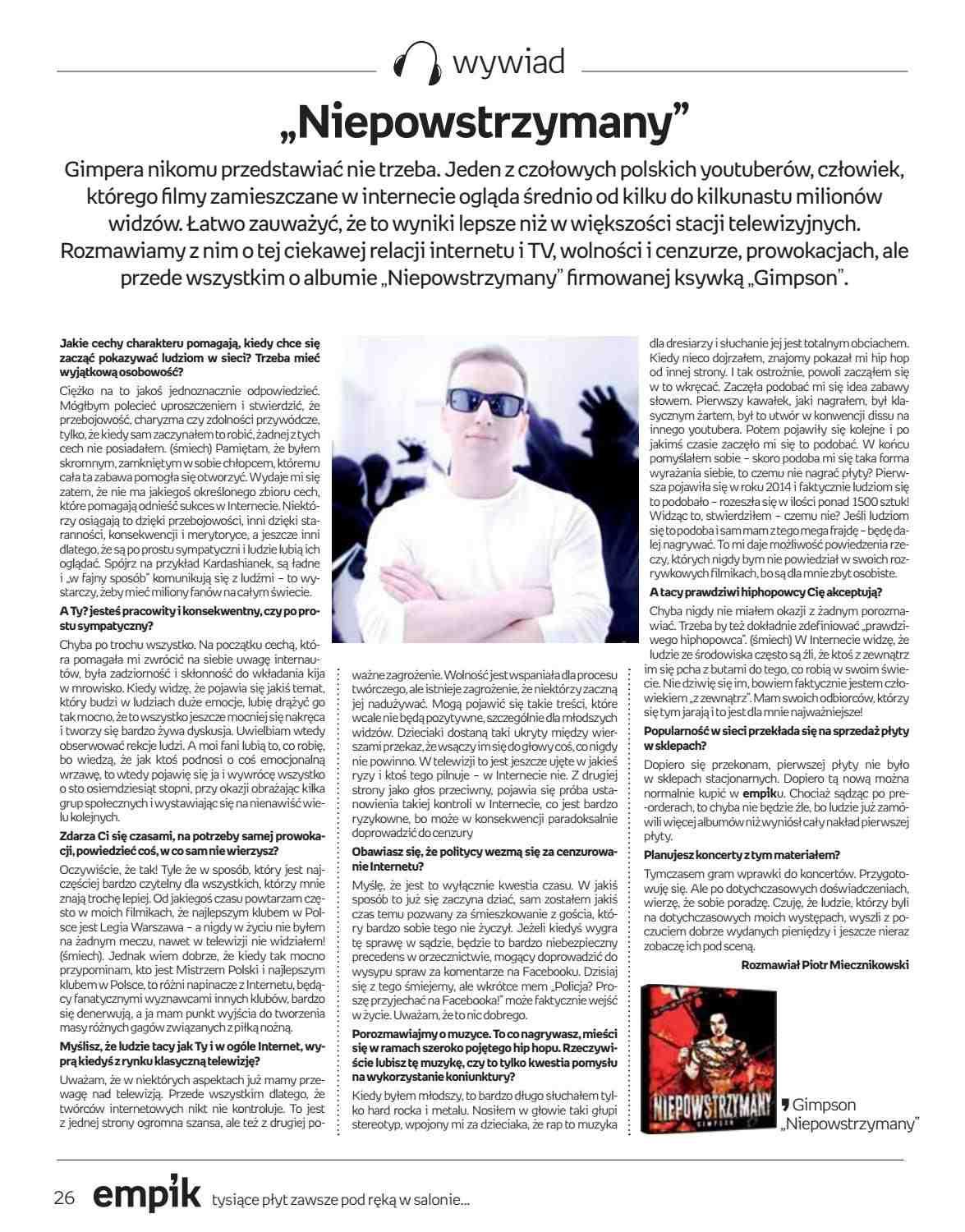 Gazetka promocyjna empik do 30/08/2016 str.26