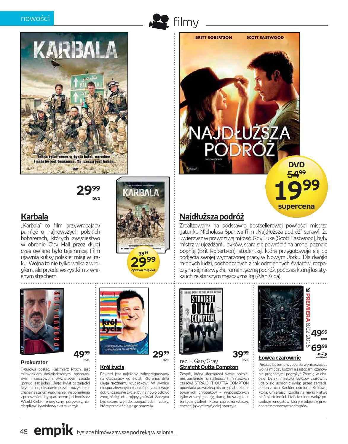 Gazetka promocyjna empik do 16/02/2016 str.48