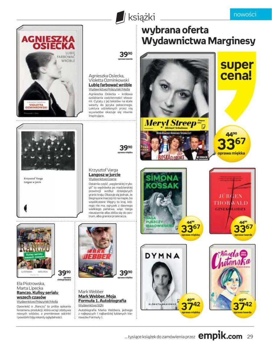 Gazetka promocyjna empik do 25/10/2016 str.29