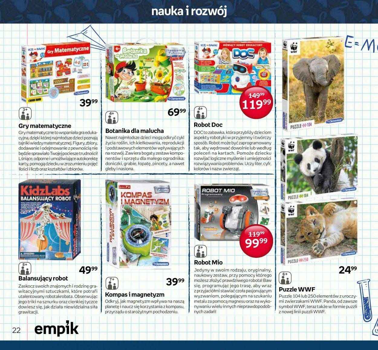 Gazetka promocyjna empik do 31/08/2017 str.22