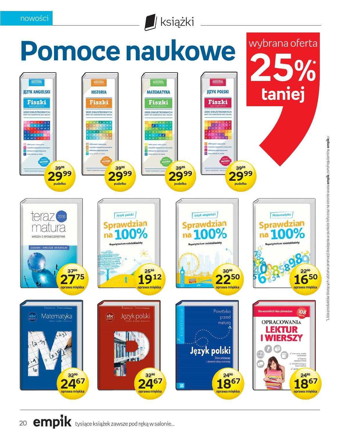 Gazetka promocyjna empik do 01/03/2016 str.20