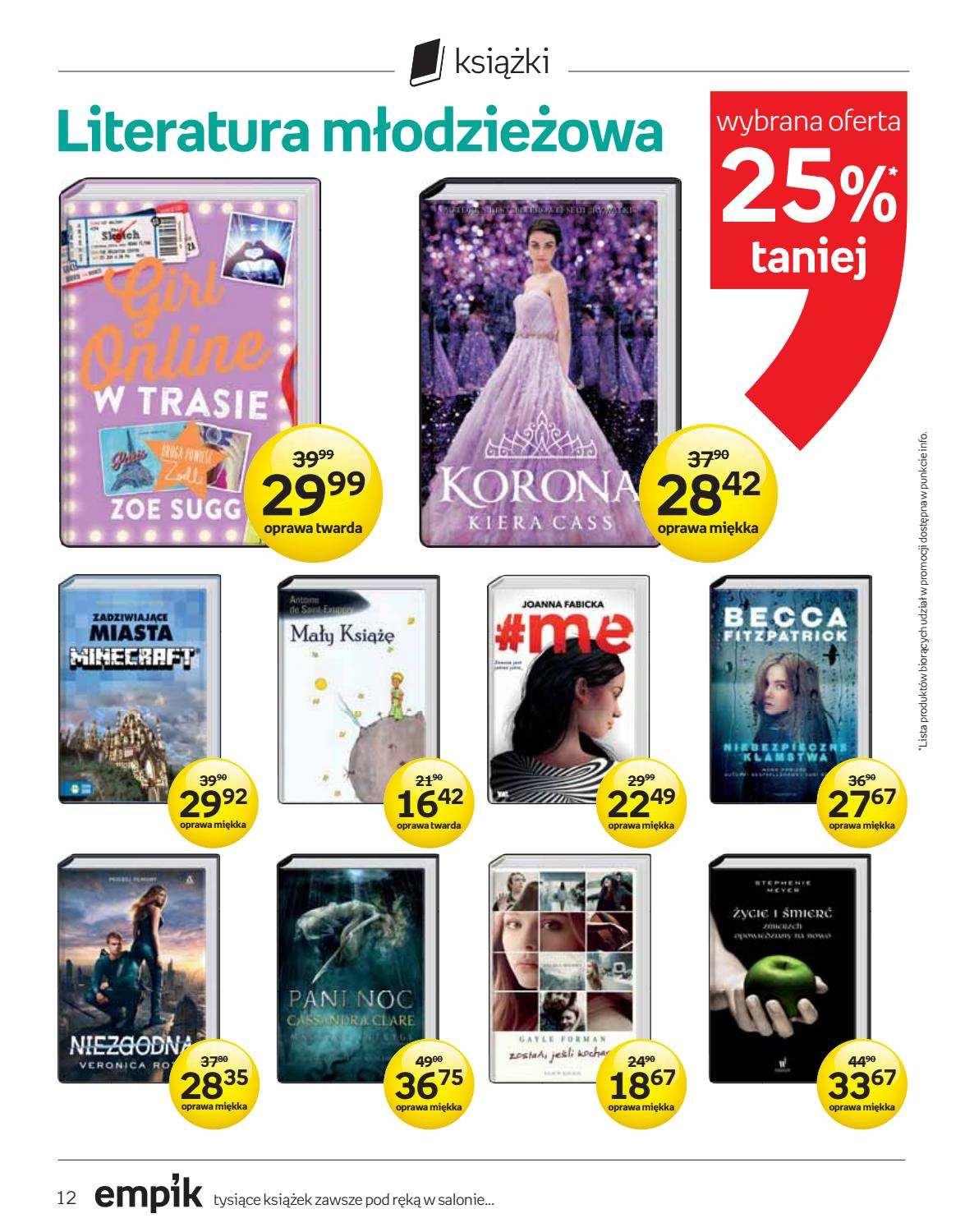 Gazetka promocyjna empik do 30/08/2016 str.12