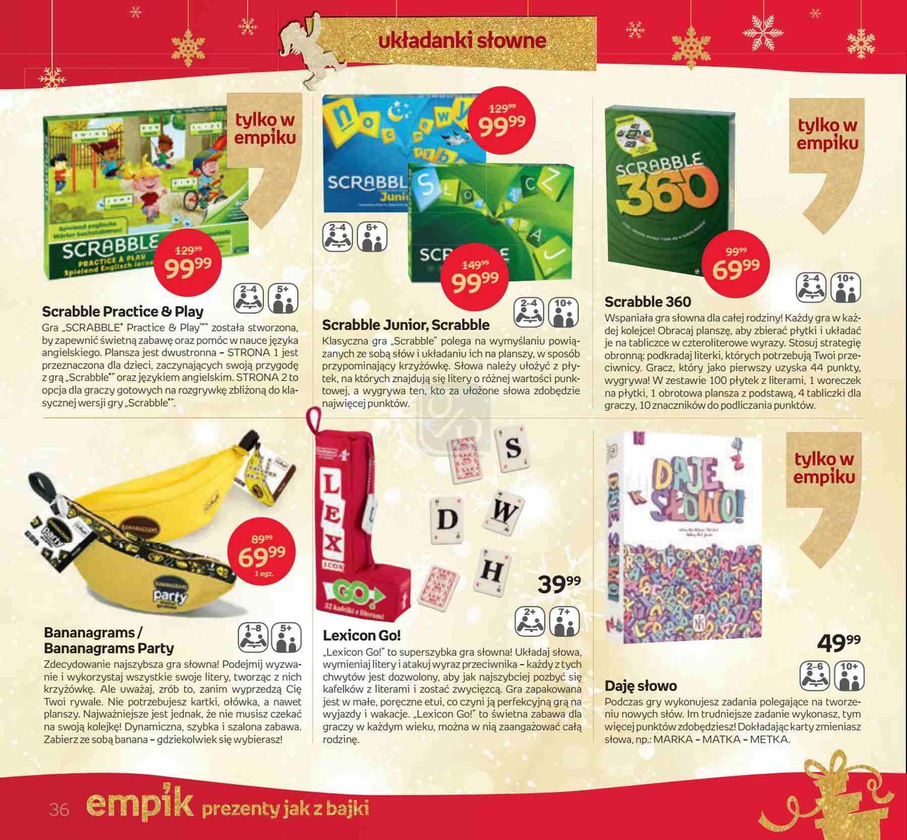 Gazetka promocyjna empik do 24/12/2018 str.36