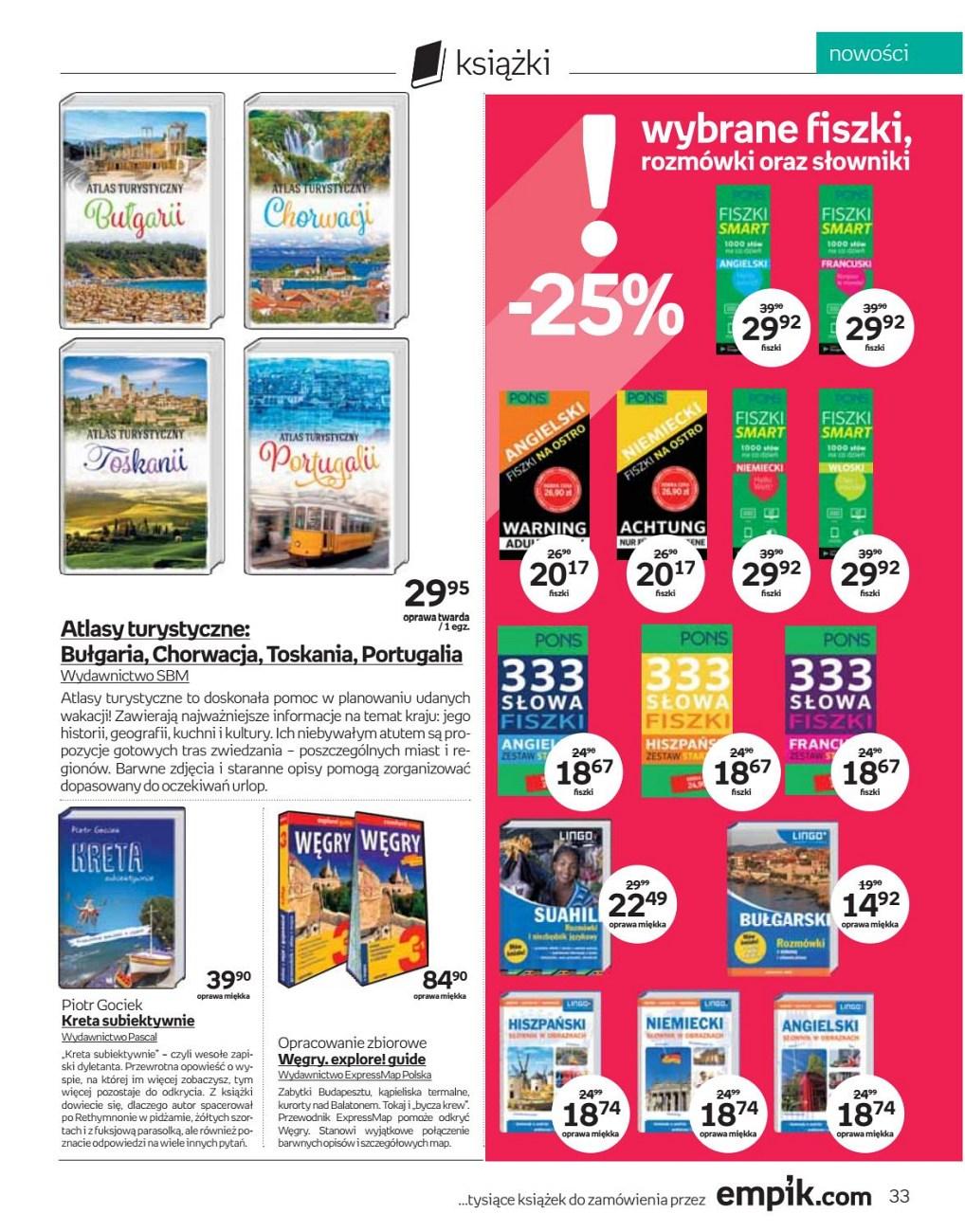 Gazetka promocyjna empik do 13/06/2017 str.33