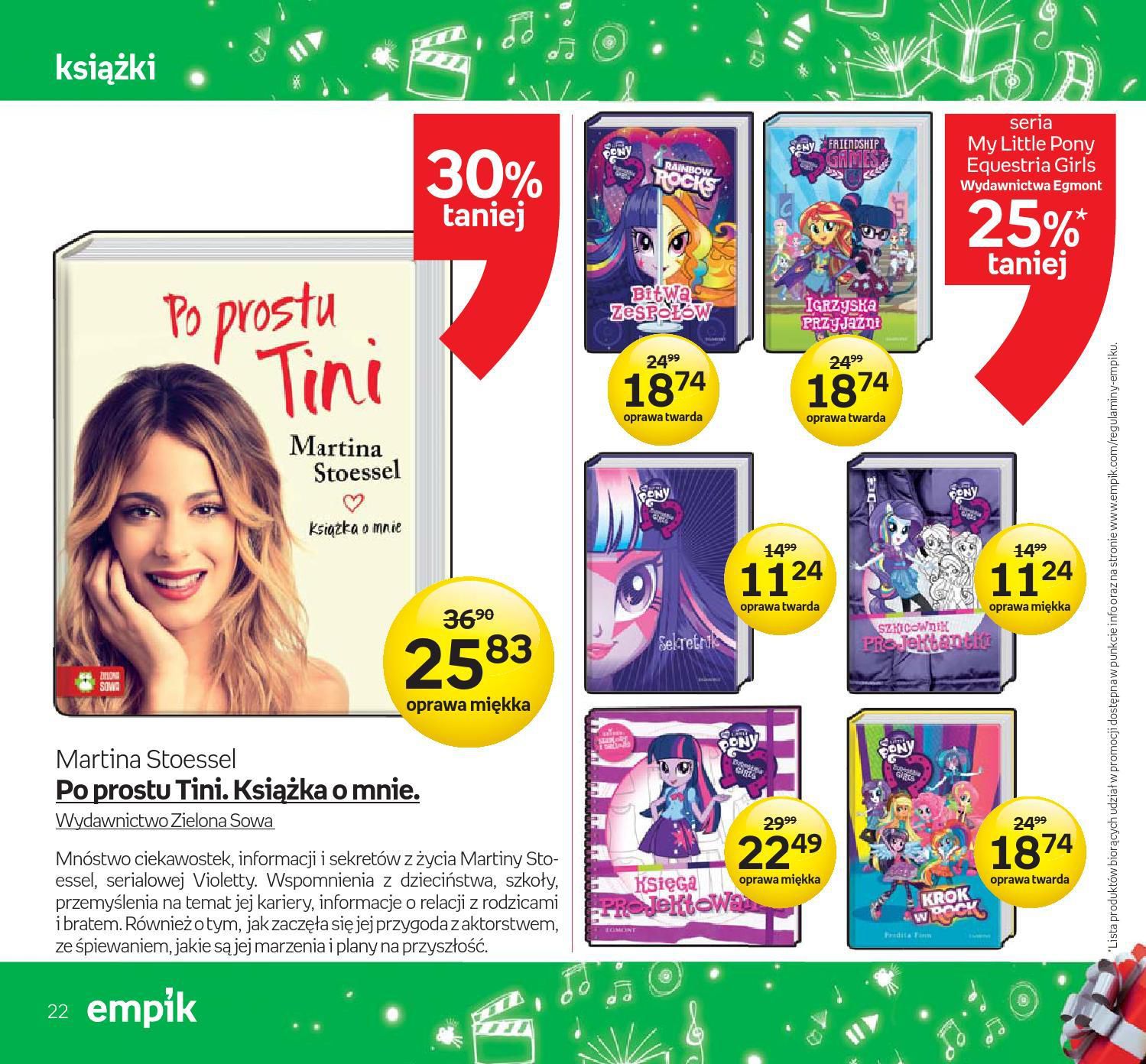 Gazetka promocyjna empik do 24/12/2015 str.22