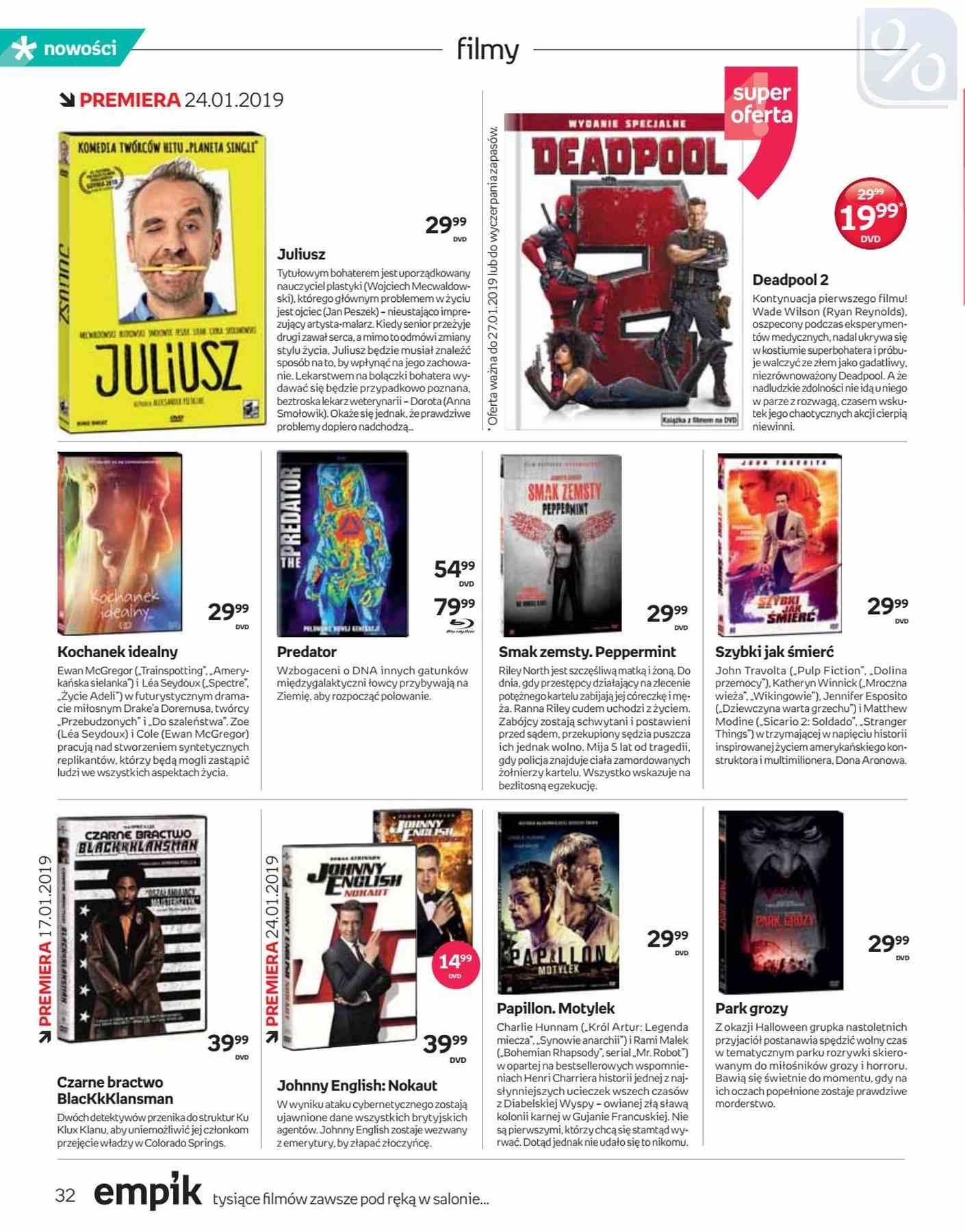 Gazetka promocyjna empik do 30/01/2019 str.32