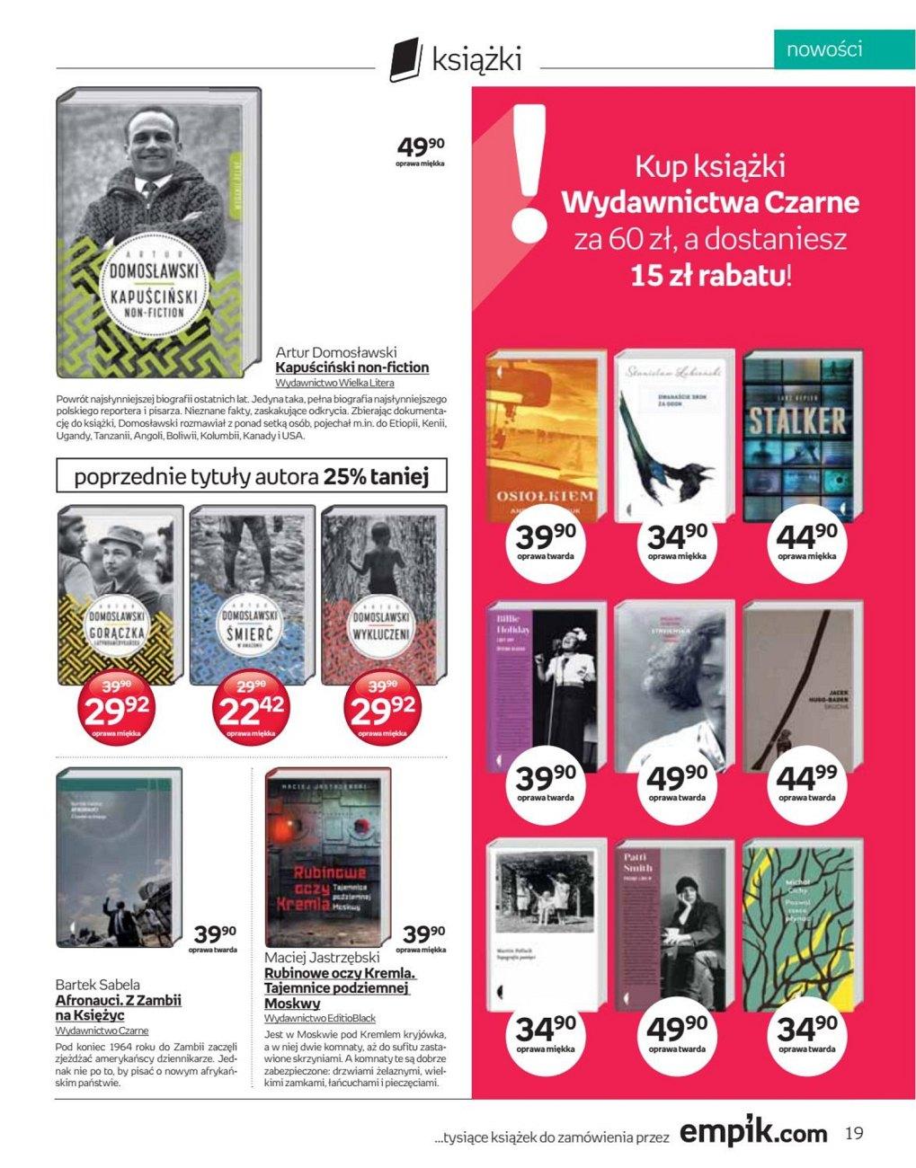 Gazetka promocyjna empik do 25/04/2017 str.19