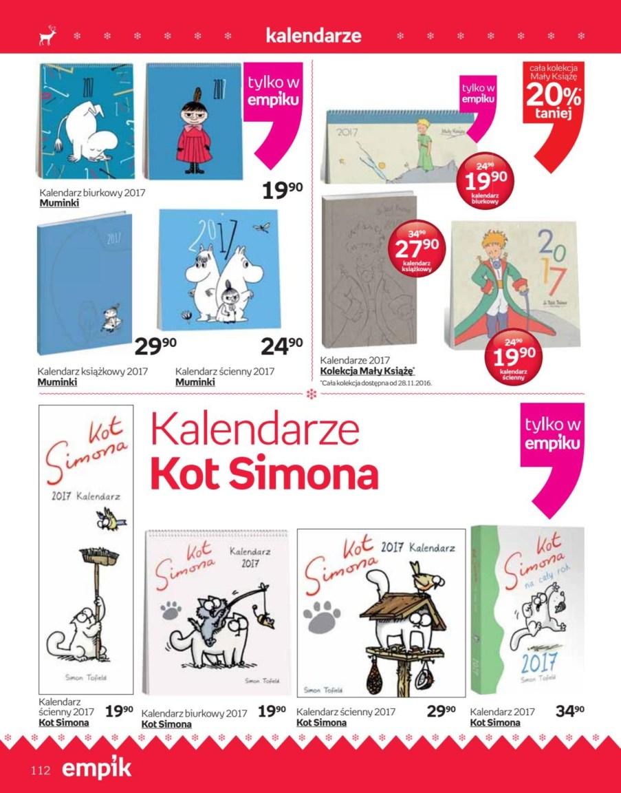 Gazetka promocyjna empik do 24/12/2016 str.112