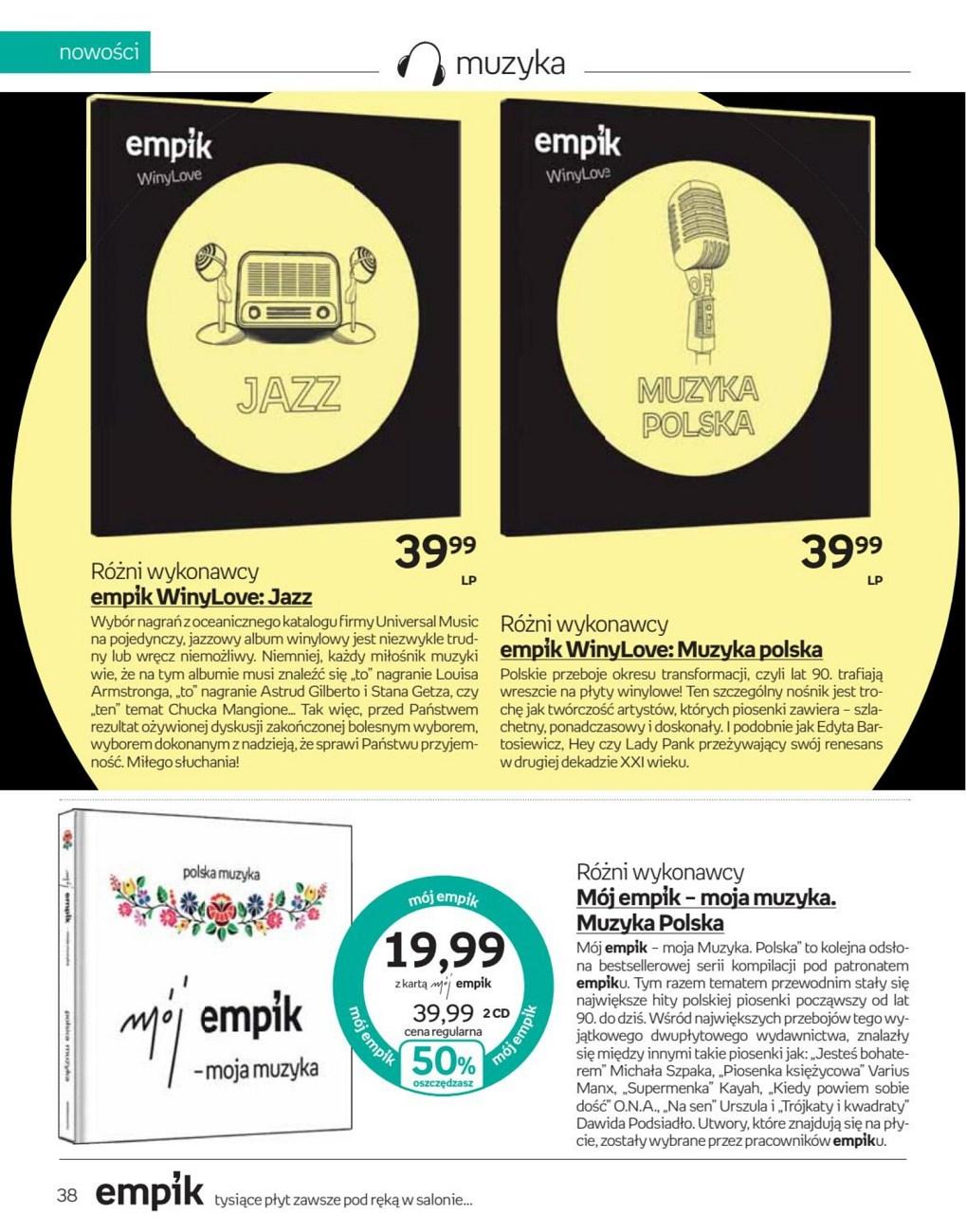 Gazetka promocyjna empik do 25/04/2017 str.38