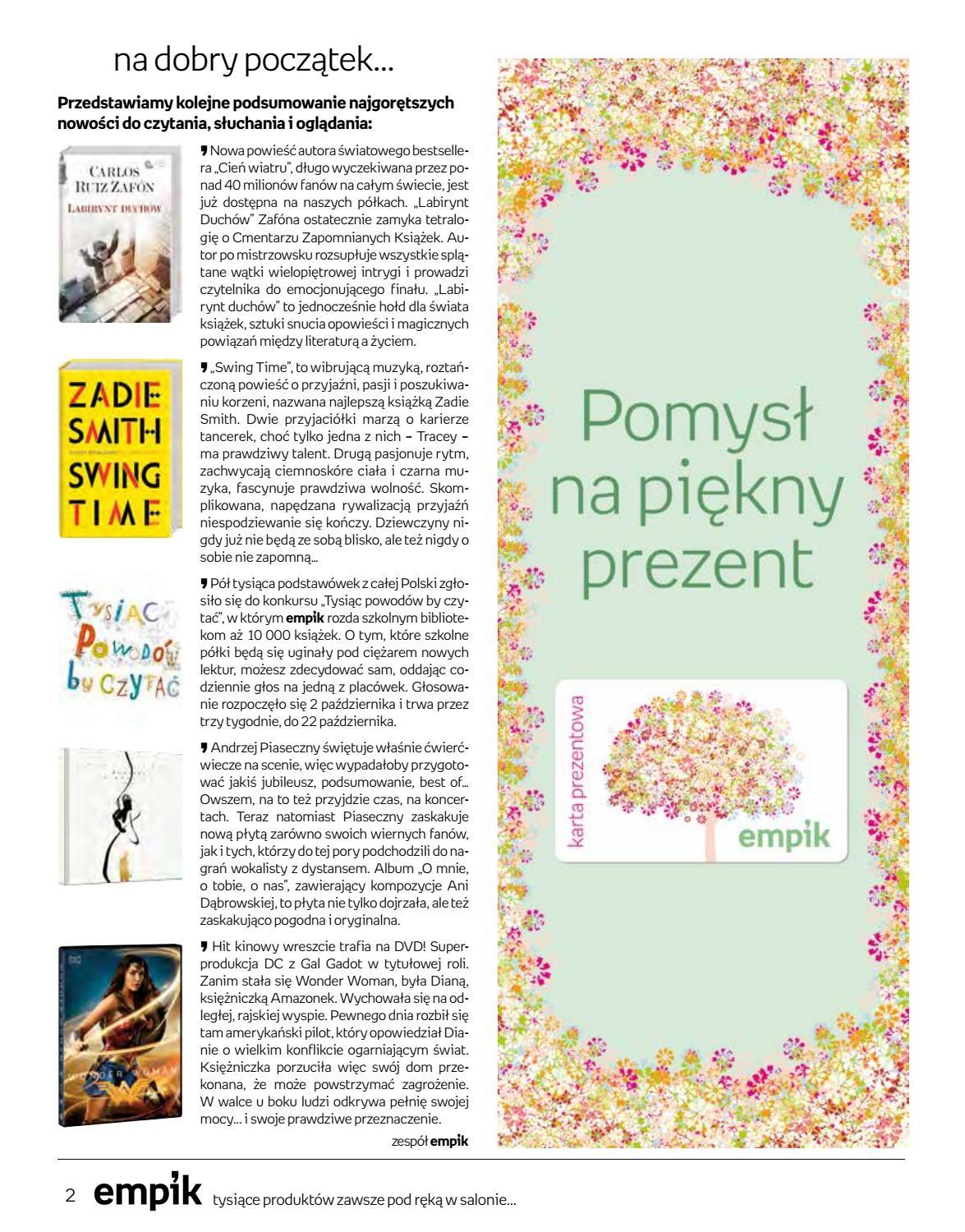 Gazetka promocyjna empik do 24/10/2017 str.1