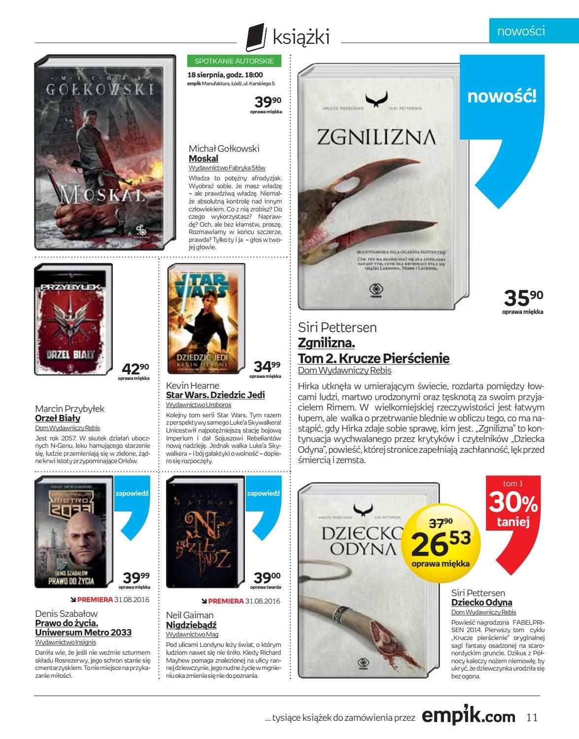 Gazetka promocyjna empik do 30/08/2016 str.11