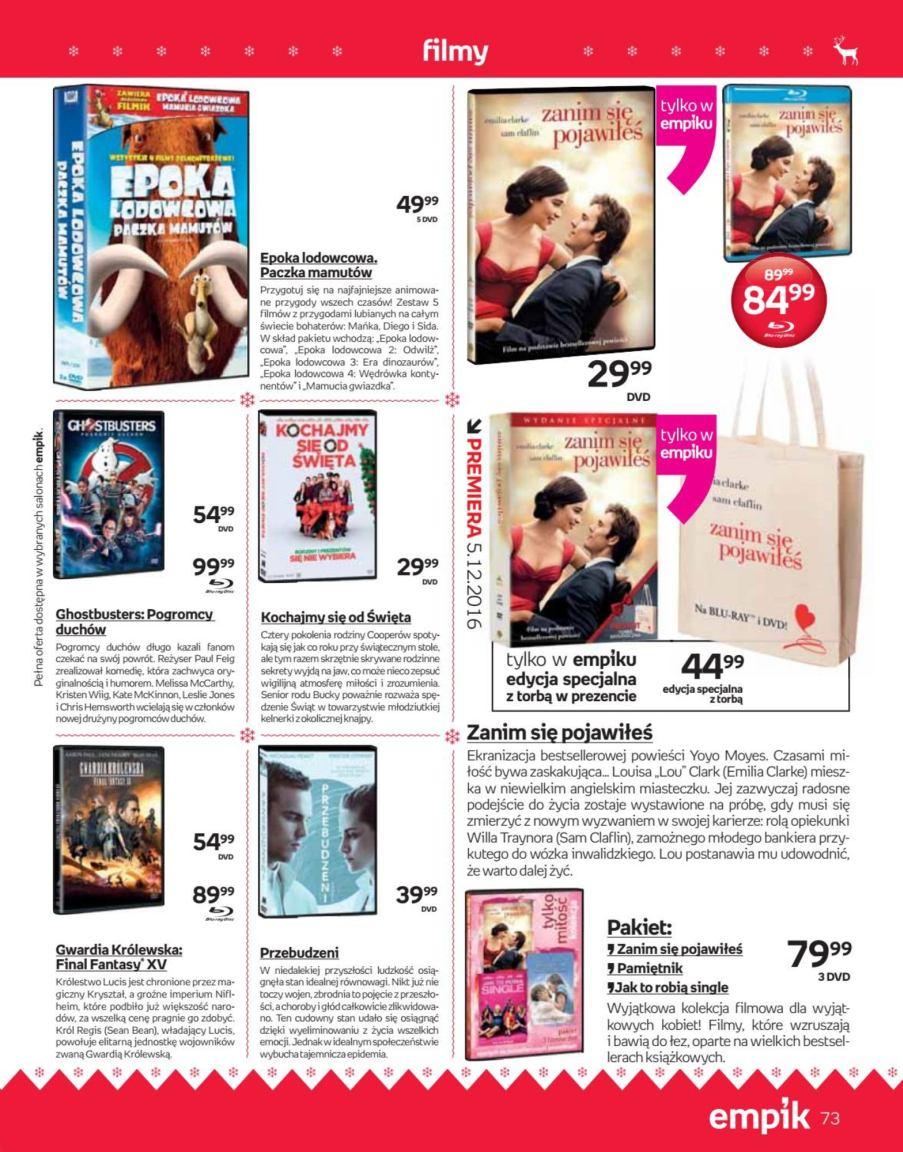 Gazetka promocyjna empik do 24/12/2016 str.73