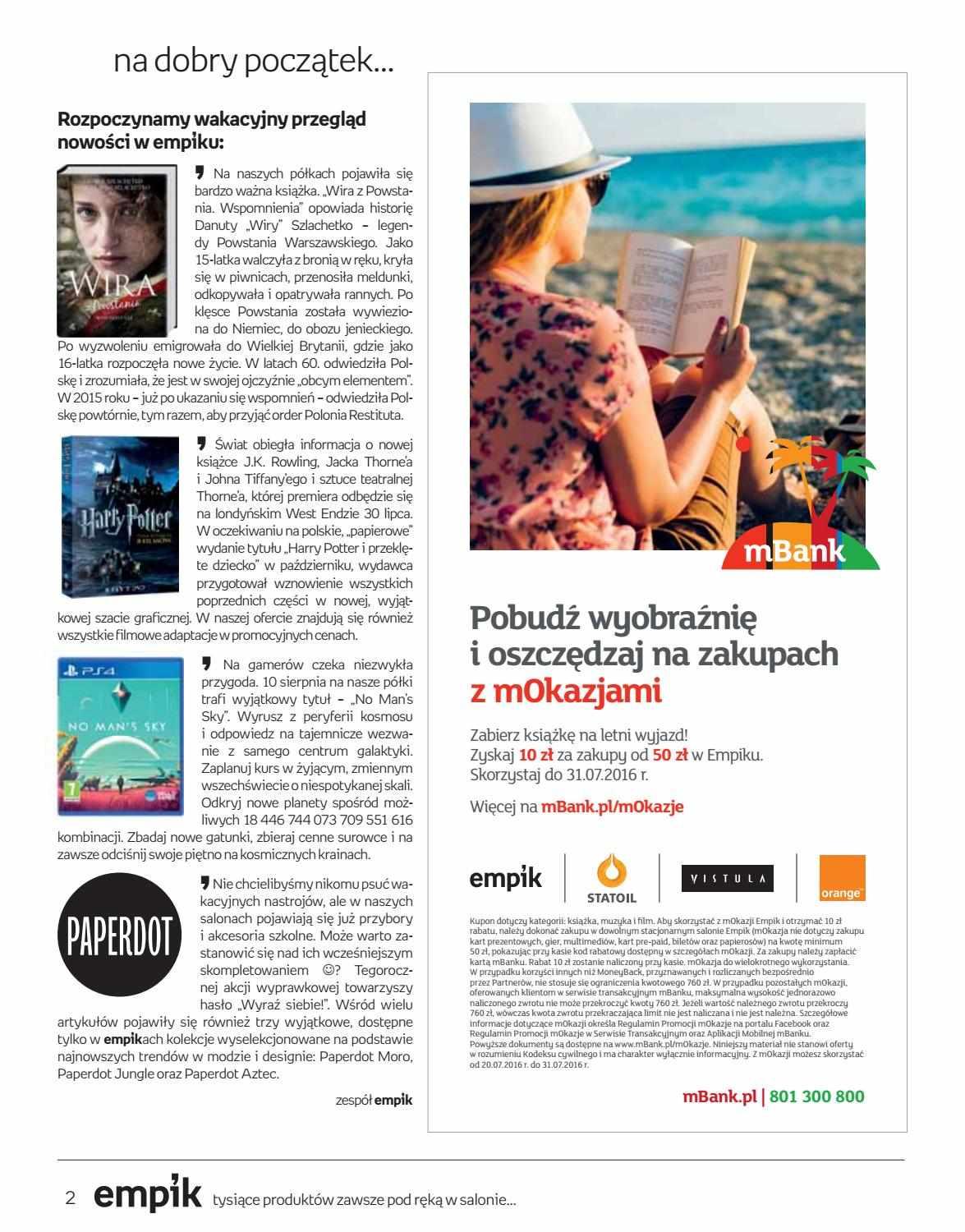 Gazetka promocyjna empik do 02/08/2016 str.1